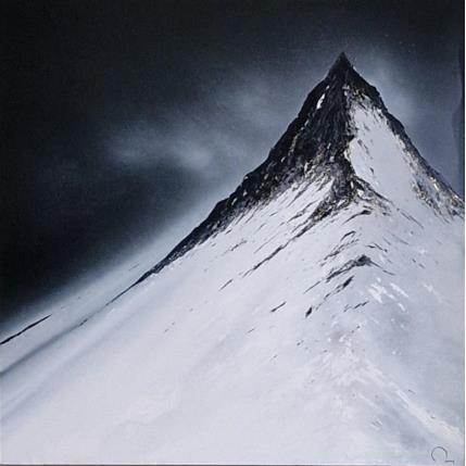 Gemälde Face Nord von Rey Julien | Gemälde Figurativ Blattgold