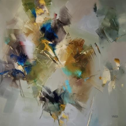 Gemälde Fog and echo von Virgis | Gemälde Abstrakt Öl Minimalistisch