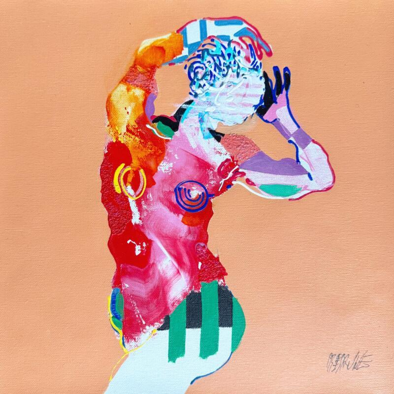 Peinture  Couleurs fruite´s par Cressanne | Tableau Figuratif Nu Acrylique Encre Sable