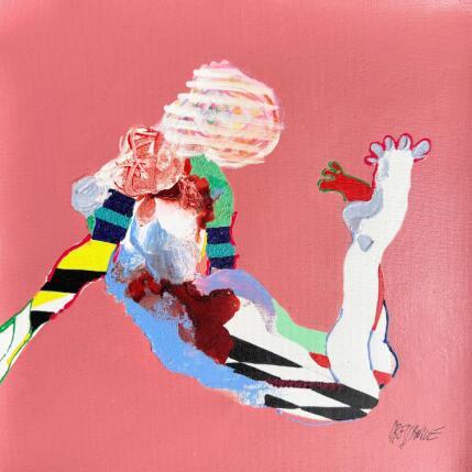 Peinture  Que l'air est bon ! par Cressanne | Tableau Figuratif Acrylique, Encre, Sable Nu