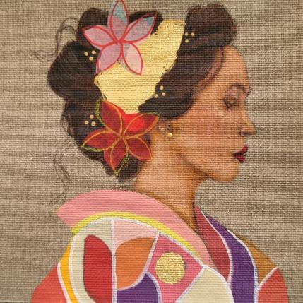 Pintura Assya por Rosângela | Pintura Figurativo Acrílico Retrato