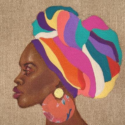 Peinture Asma par Rosângela | Tableau Figuratif Acrylique Portraits