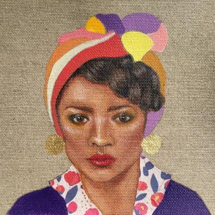 Peinture Anissa par Rosângela | Tableau Figuratif Acrylique Portraits