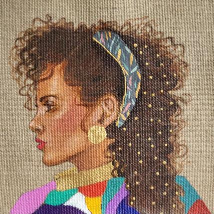 Pintura Ashley por Rosângela | Pintura Figurativo Acrílico Retrato