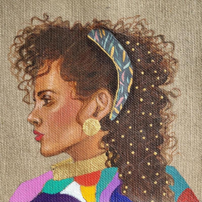 Pintura Ashley por Rosângela | Pintura Figurativo Retrato Acrílico