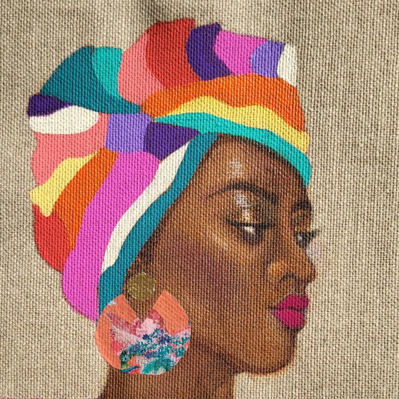 Peinture Andira par Rosângela | Tableau Figuratif Portraits Acrylique