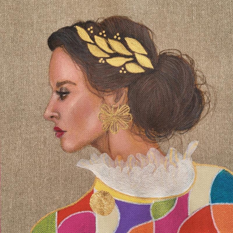 Peinture Anne-Marie par Rosângela | Tableau Figuratif Portraits Acrylique