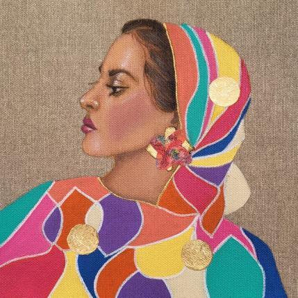 Peinture Anne-Solenn par Rosângela | Tableau Figuratif Acrylique Portraits