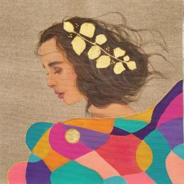 Peinture Andreze par Rosângela | Tableau Figuratif Acrylique Portraits