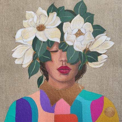 Gemälde Aurelya von Rosângela | Gemälde Figurativ Acryl Porträt