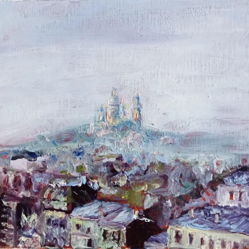 Peinture Paris par Manière Anisa  | Tableau Figuratif Paysages Architecture Huile