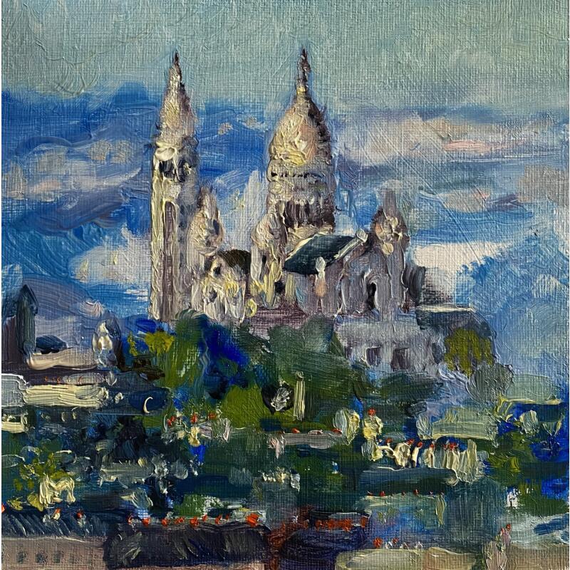 Painting Paris by Manière Anisa  | Painting Figurative Architecture Oil