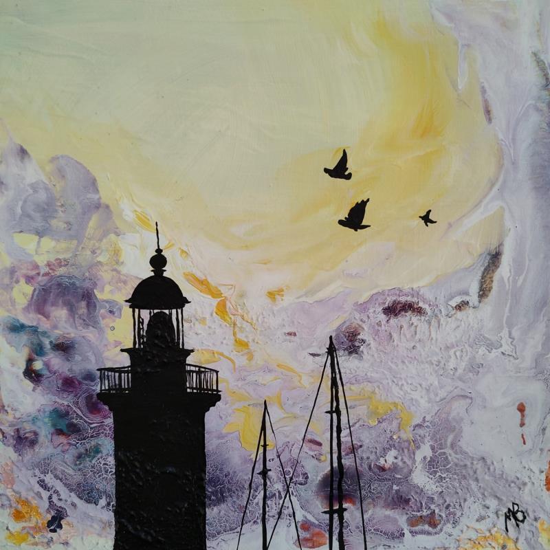 Peinture L'envol par Blandin Magali | Tableau Figuratif Paysages Huile