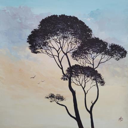 Gemälde Liberté von Blandin Magali | Gemälde Figurativ Öl Landschaften