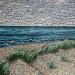 Peinture Dunes par Dmitrieva Daria | Tableau Impressionnisme Paysages Marine Nature Acrylique