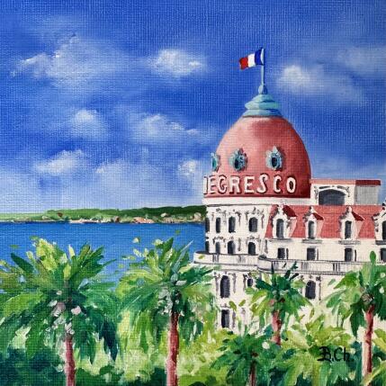 Painting Lumière radieuse by Chassagnette Béatrice | Painting Figurative Oil Landscapes