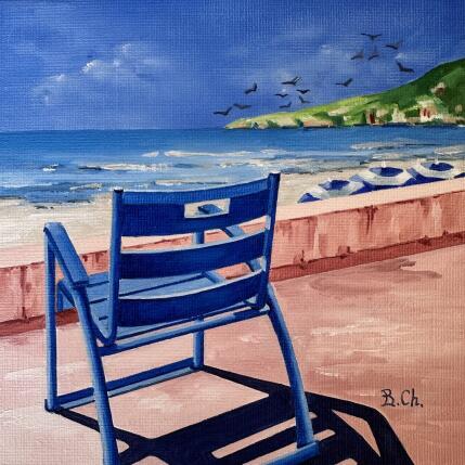 Painting Douce vapeur by Chassagnette Béatrice | Painting Figurative Oil Landscapes