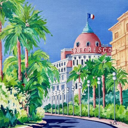 Painting Joyeux parfum by Chassagnette Béatrice | Painting Figurative Oil Landscapes, Pop icons