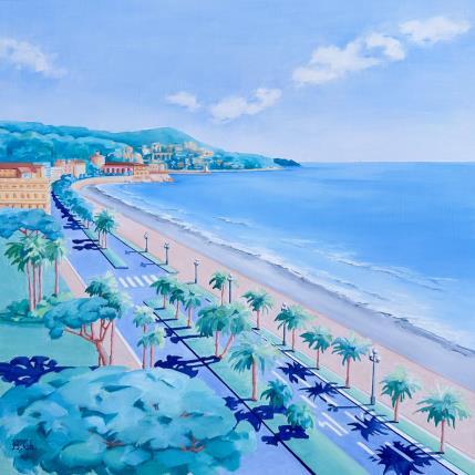 Painting Parfum de soleil by Chassagnette Béatrice | Painting Figurative Oil Landscapes