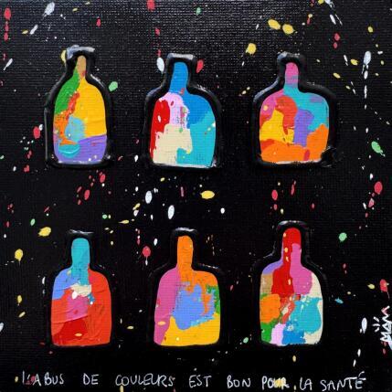 Peinture BLACK ABUS par Mam | Tableau Pop-art Acrylique Icones Pop, Natures mortes, Société