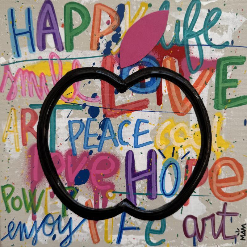 Peinture POM'D'HAPPY par Mam | Tableau Pop-art Icones Pop Acrylique