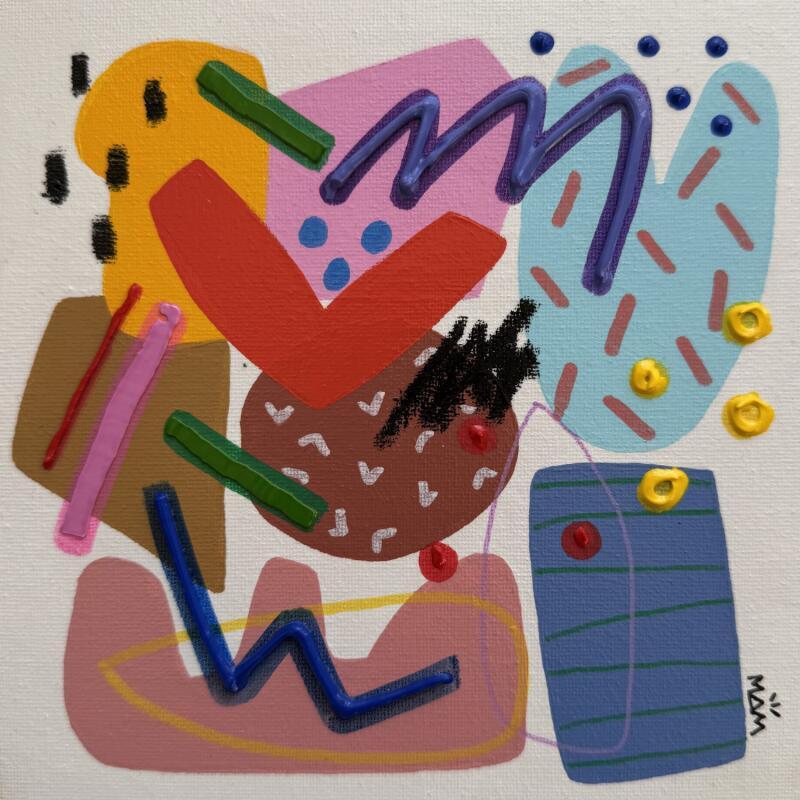 Painting JOY by Mam | Painting Abstract Minimalist Acrylic