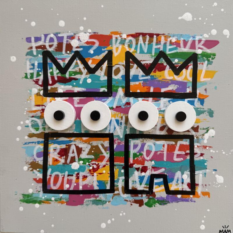 Peinture 2 POTES par Mam | Tableau Street Art Portraits Société Icones Pop Acrylique
