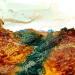 Peinture 2136 Bronze Age par Depaire Silvia | Tableau Abstrait Paysages Minimaliste Acrylique