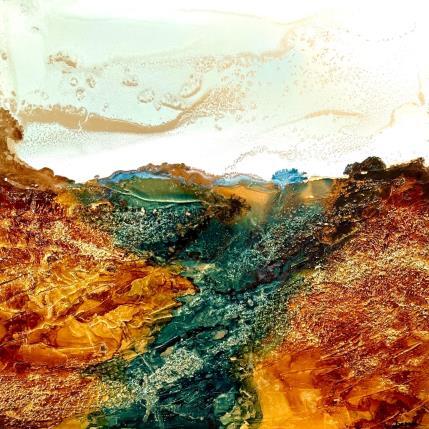 Peinture 2136 Bronze Age par Depaire Silvia | Tableau Abstrait Acrylique Minimaliste, Paysages