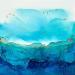 Painting 2040 Poesie Marine by Depaire Silvia | Painting Abstract Landscapes Marine Acrylic