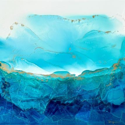 Painting 2040 Poesie Marine by Depaire Silvia | Painting Abstract Acrylic Landscapes, Marine