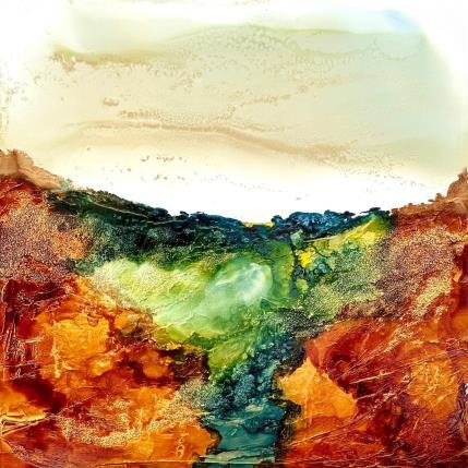 Painting 2148 Bronze Age by Depaire Silvia | Painting Abstract Acrylic Landscapes, Minimalist