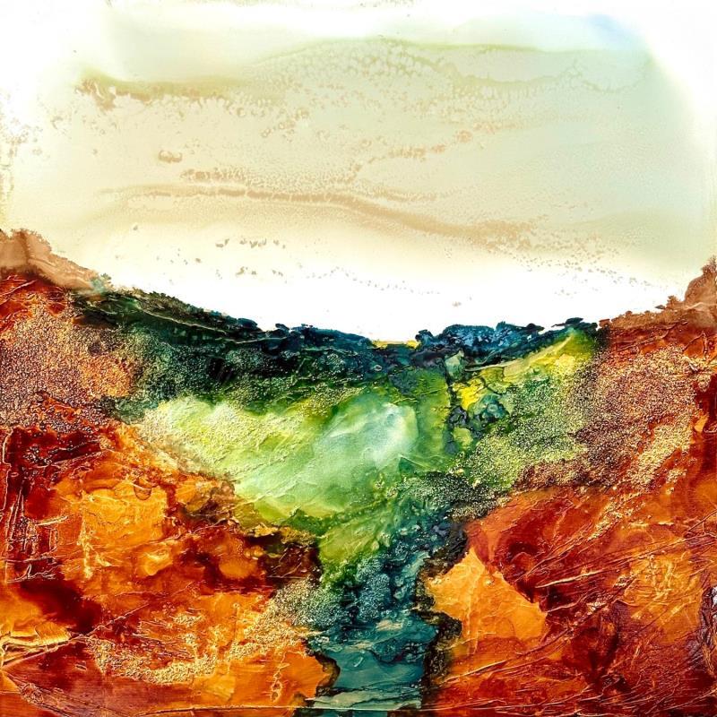 Painting 2148 Bronze Age by Depaire Silvia | Painting Abstract Landscapes Minimalist Acrylic