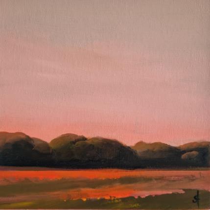 Peinture ORANGE AND PINK LANDSCAPE par Herz Svenja | Tableau