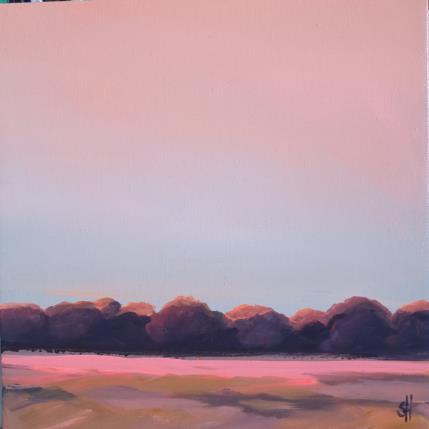 Peinture GLOWING TREETOPS par Herz Svenja | Tableau