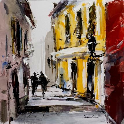 Gemälde Ruelle dans le Vieux Nice von Poumelin Richard | Gemälde Figurativ Acryl, Öl Natur, Pop-Ikonen