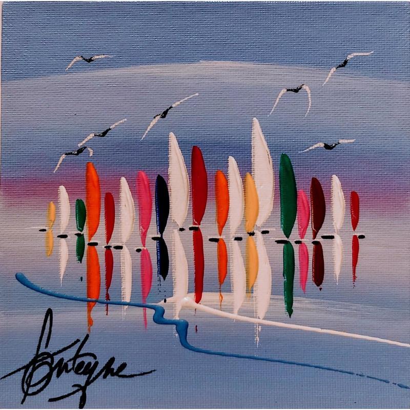 Painting En lévitation by Fonteyne David | Painting Figurative Acrylic