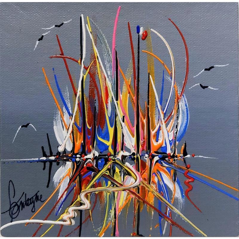 Peinture Viens ce soir par Fonteyne David | Tableau Figuratif Acrylique