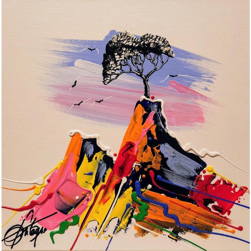 Painting Tout en haut by Fonteyne David | Painting Figurative Acrylic