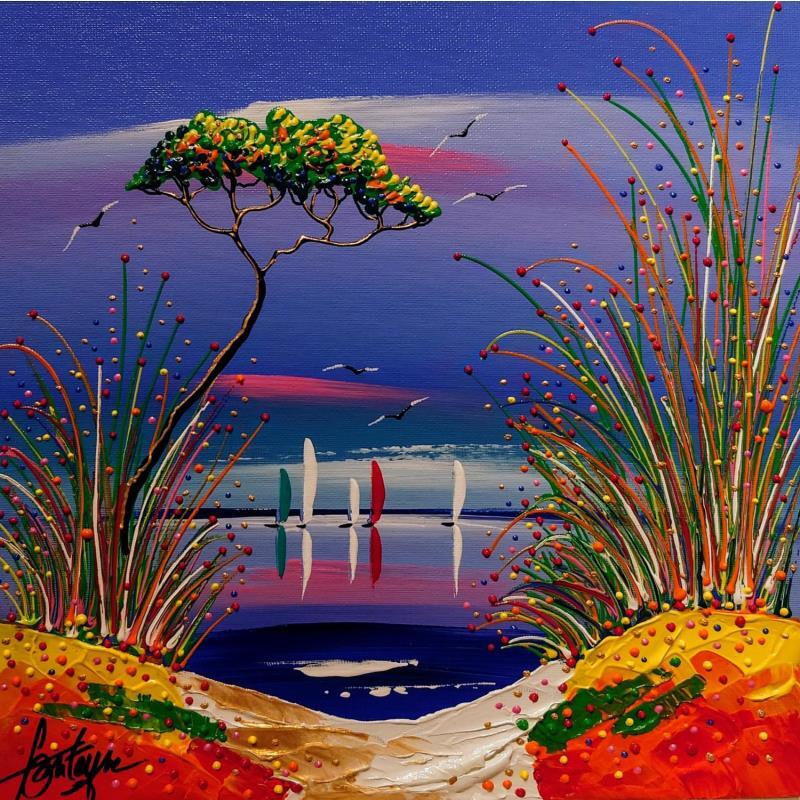 Painting L'unique réponse by Fonteyne David | Painting Figurative Acrylic