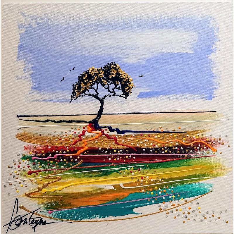 Peinture Terre féconde par Fonteyne David | Tableau Figuratif Acrylique