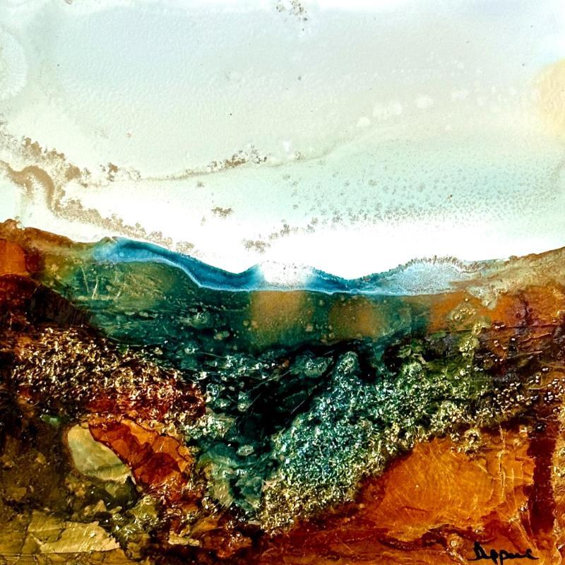 Gemälde Bronze Age 2102 von Depaire Silvia | Gemälde Abstrakt Landschaften Marine Minimalistisch Acryl