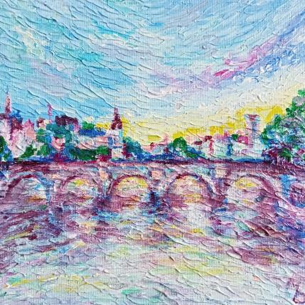 Painting un matin vers pont neuf by Mélanie Dubois | Painting