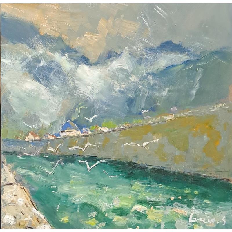 Painting Souvenir  La croatie by Greco Salvatore | Painting Figurative Oil