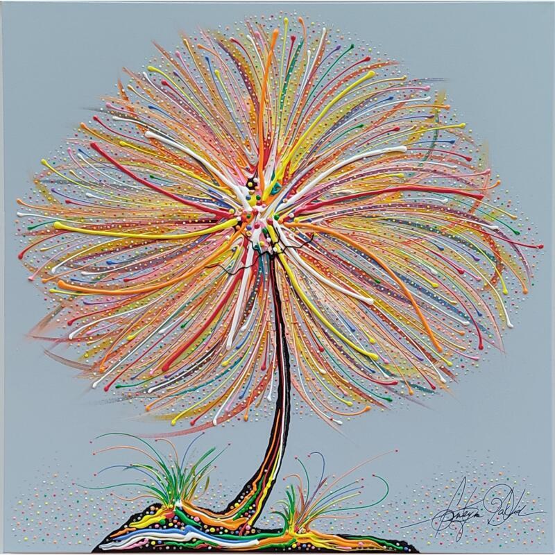 Peinture La tendresse est à Lyon par Fonteyne David | Tableau Figuratif Nature Acrylique