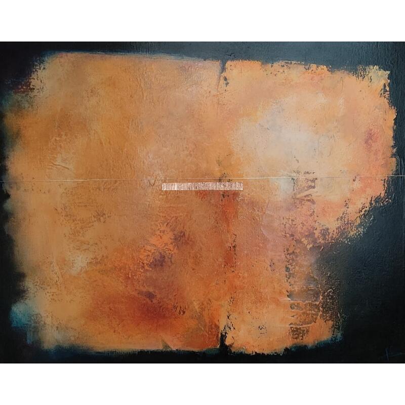 Painting Abstraction #3368 by Hévin Christian | Painting Abstract Minimalist Oil Acrylic Pastel