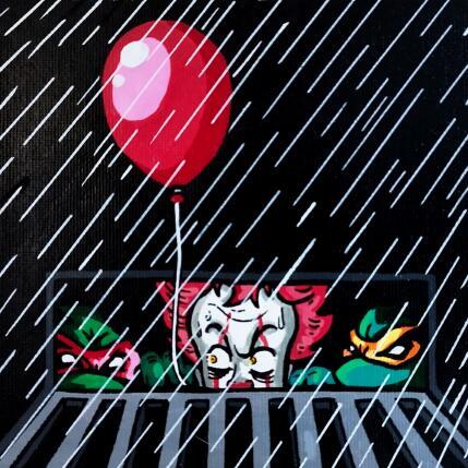 Painting Ca craint by Rocky Chaplin | Painting Pop-art Acrylic Pop icons