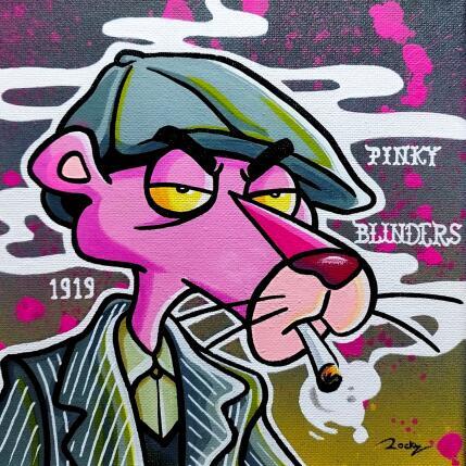 Peinture Pinky Blinders par Rocky Chaplin | Tableau Pop-art Acrylique Icones Pop