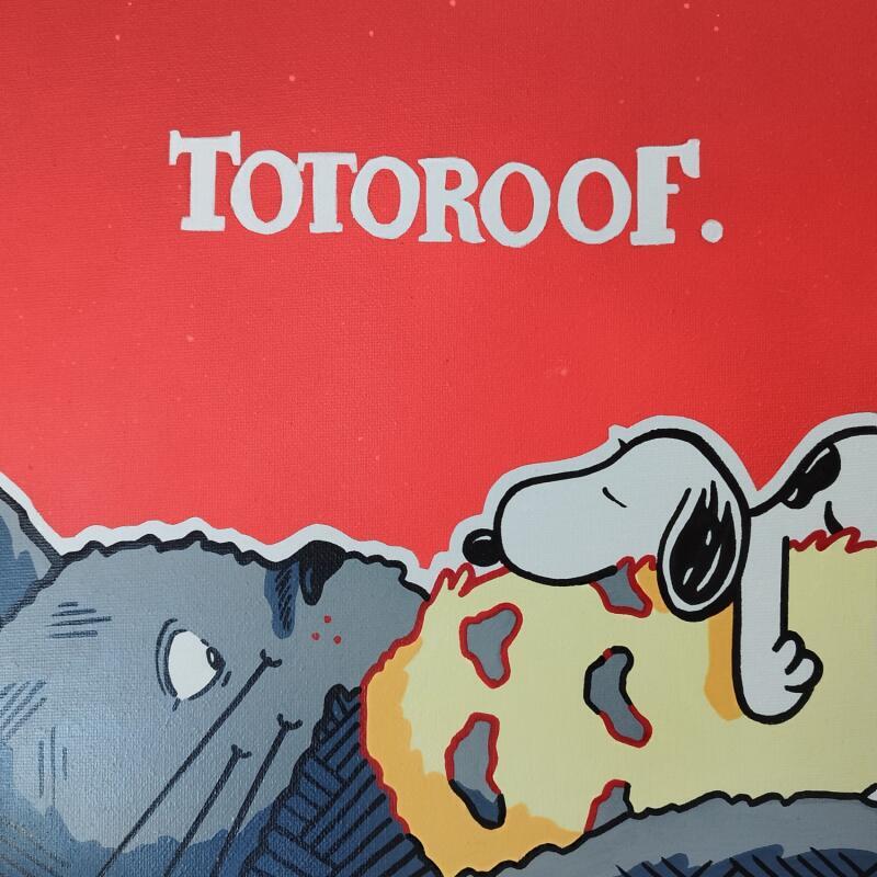 Peinture Totoroof par Rocky Chaplin | Tableau