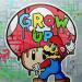 Peinture Grow Up par Rocky Chaplin | Tableau Pop-art Icones Pop Acrylique